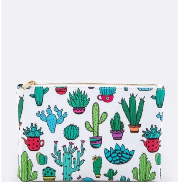 Cactus Mini Bag/Pouch - Picture 3 of 8
